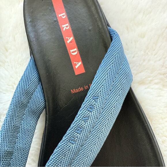 Prada women leather  slides size 39 EU or 9 US Authentic - Picture 2 of 10